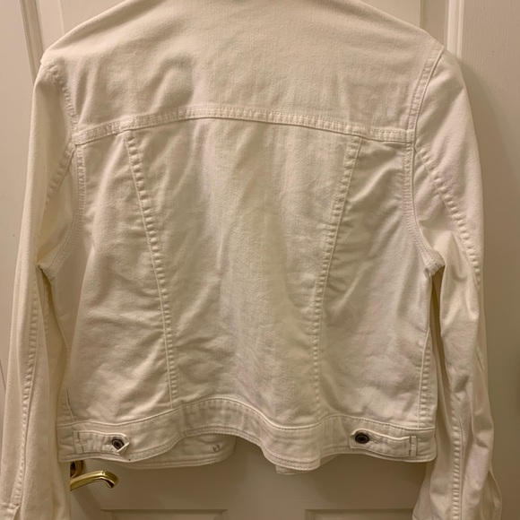 **AMERICAN EAGLE** White Jean Jacket - Picture 4 of 4